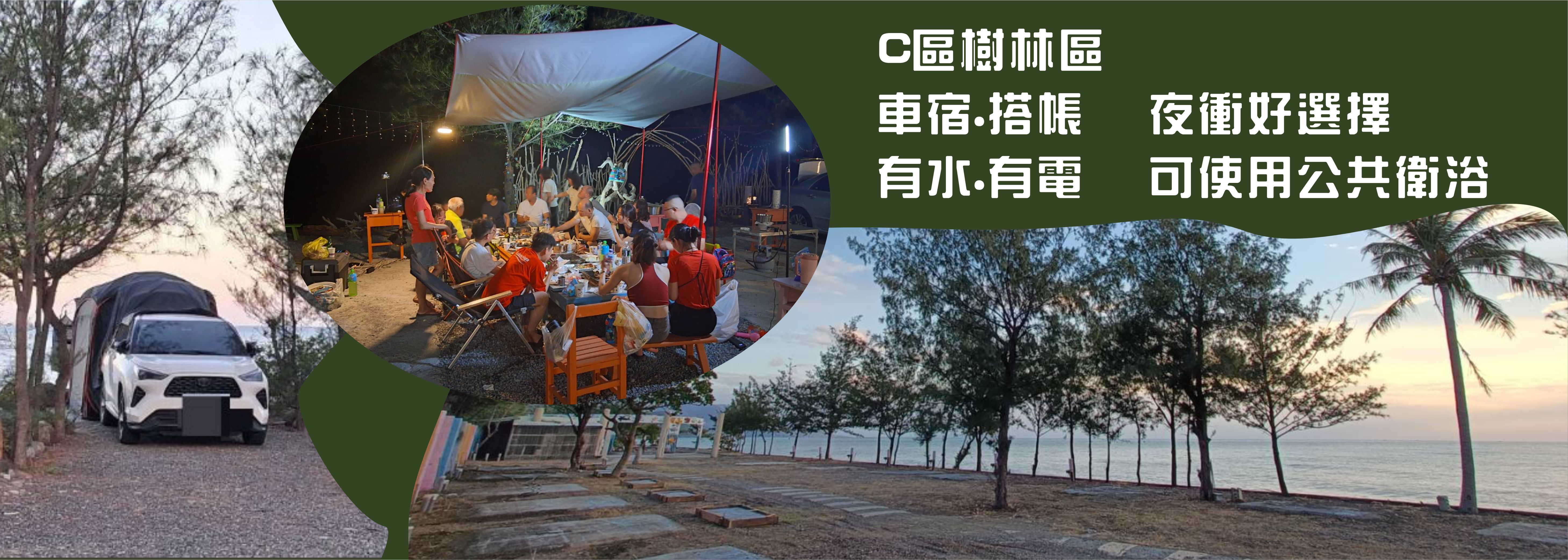 樹林區,海景,車宿,搭帳